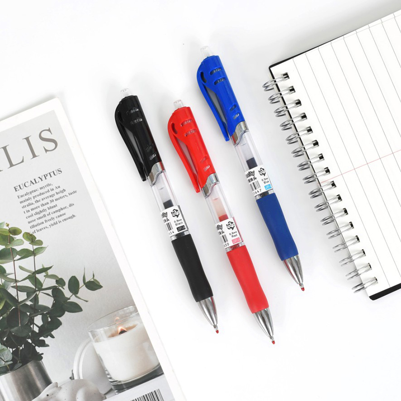 JINPA按动式刷题速干顺滑中性笔