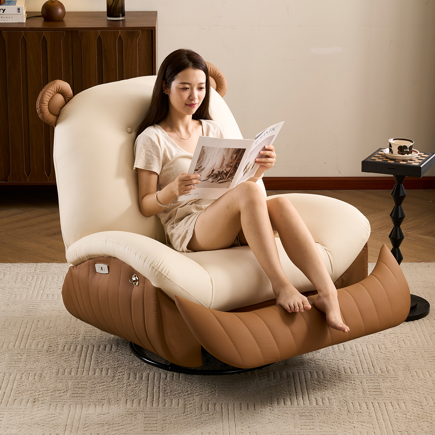 头等按摩沙发舱椅多功能单人沙发