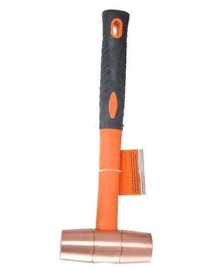 钢盾SHEFFIELD S089301工业级铜锤紫铜锤防爆锤 圆头锤纤维柄1LB