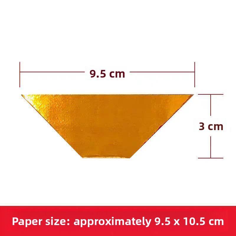 厂家直销精装加厚大中小号切角金元宝半成品手工折纸佛堂用品包邮