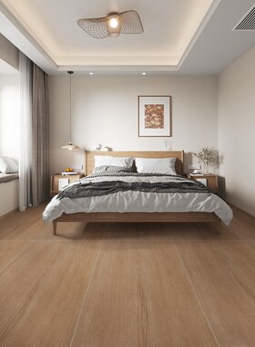 仿实木600fx1200木纹瓷砖客厅卧室地板砖原木风地砖大板日式奶油