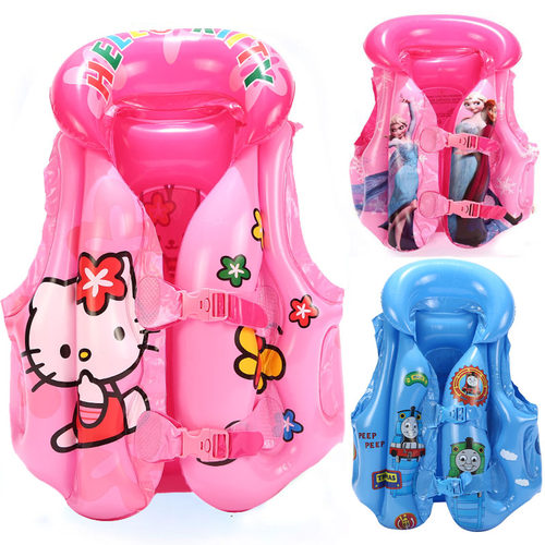 儿童救生衣浮力充气背心分体式宝宝游泳马甲成人游泳装备游泳圈