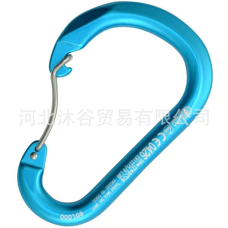 意大利KONG PADDLE WIRE 连接皮划艇桨 大开口32mm钢丝门铝登山扣