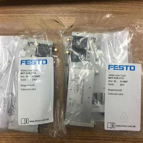 全新原装正品FESTO电磁阀VUVG-S14-T32C-MZT-G18-1T1L 573467现货