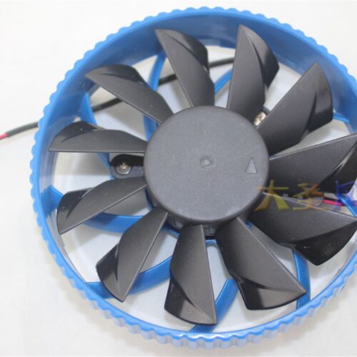 微星R7750 PE显卡风扇 PLA09215S12L 直径85mm 孔距42mm 2线