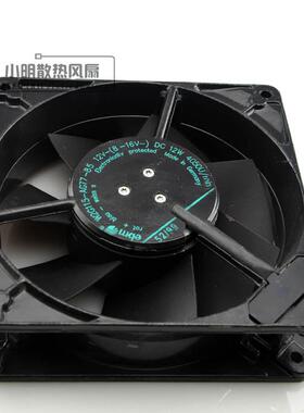 德国EBM W2G115-AG77-85 12V 12W 13cm 12738 耐高温 全金属风扇