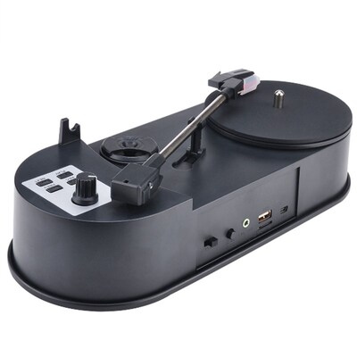 新版本迷你电唱机唱片播放黑胶转MP3无需电脑 ezcap613P