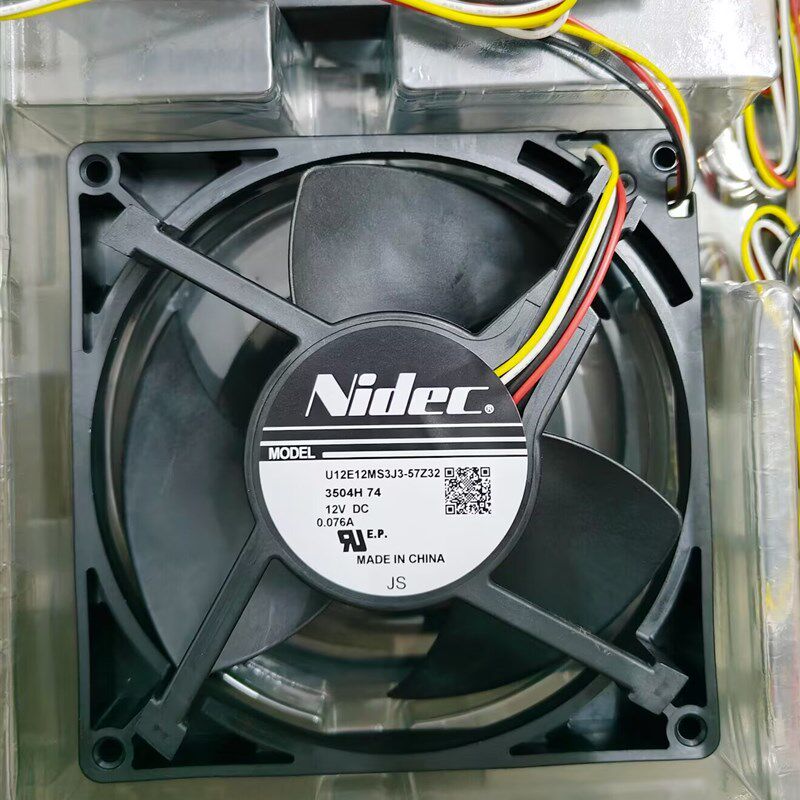 MODEL U12E12MS3J3-57Z32适合电冰用箱风扇Nidec电机12VDC