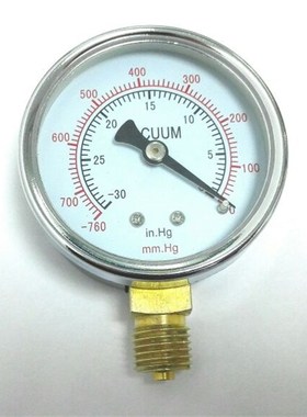 -30inhg-0 -760mmhg-0 z-60 60mm m14*1.5 径向 负压计 真空表