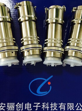 XCH圆形航空插头XCH30T30K1P1 带尾附XCH30FJA1-28 30芯接插件