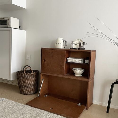 Dream home韩风组合柜ins中古风侘寂风收纳柜电视柜服装陈列边柜