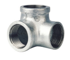 镀锌直角三通/三向弯头/货架配件/货架三通/DN15 20 25 32 40 50
