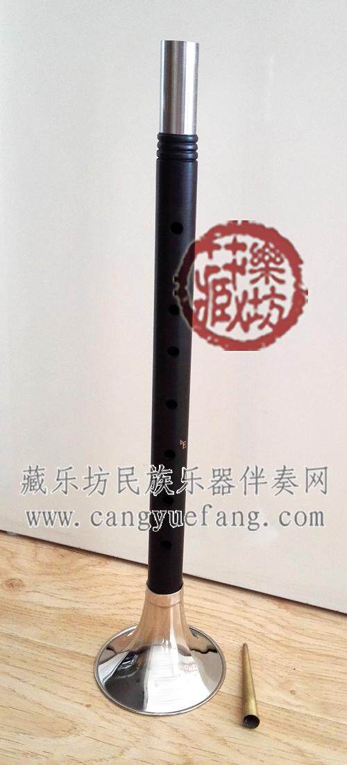 河南闷笛乌木闷笛降E调 电镀白碗+芯子哨片 民族管子乐器
