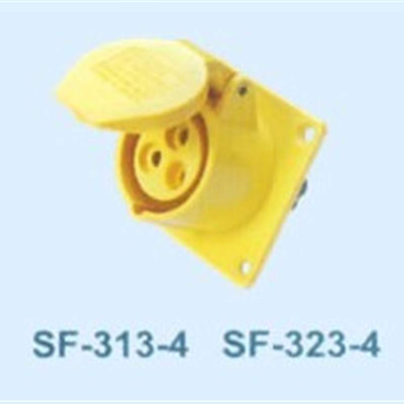 SFE上丰工业插座SF-313-4 16A 三极暗装直座 IP44 三芯工业插座