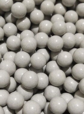 .白色强磁力加重泥丸8mm泥球珠9加重10超重11mm弹丸安全泥丸
