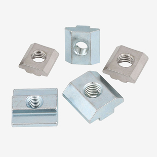 T形滑块螺母欧标铝型材卡槽正方形螺丝帽国标预埋203040M5M6M8M10