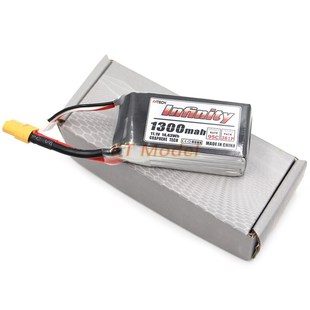 模型飞机动力锂电池 花牌Infinity系列3S 11 .1V1300mAh95C XT60