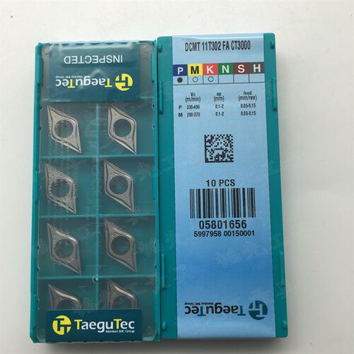 韩国特固克数控刀片 DCMT11T302  DCMT11T304 FA CT3000 陶瓷通用