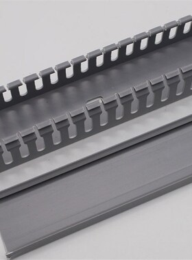 灰色PVC配电柜线槽50*45线槽板 机柜用线槽 一米价