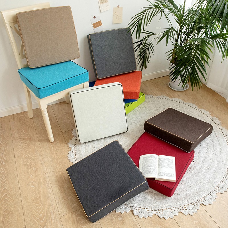 50D高密度海绵垫定p做实木红木沙发垫订制飘窗垫子加硬加厚坐垫子