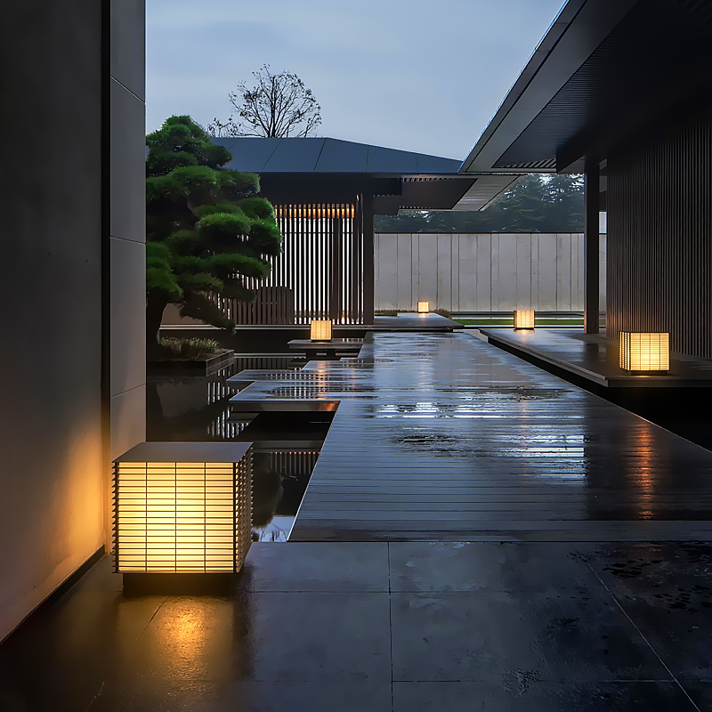 户外太阳能草地灯别墅庭院防水落地灯H室外花园园林景观灯草坪灯