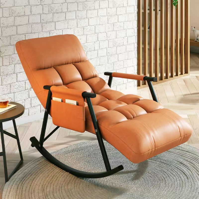 躺椅午休懒人沙发阳台家用休闲椅午睡G靠椅可躺可睡坐躺两用摇摇