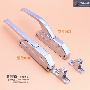 把手冷库门拉手铰链冷冻库门锁 锌合金长把手烘箱门锁拉手把手