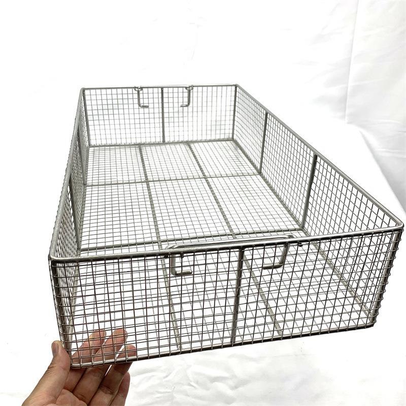 供应304不锈钢网筐 不锈钢网篮消毒筐货架网片丝网厂家csd 消毒筐