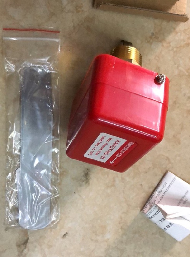 流量计水流开关控制器插入式流水液体感应靶式流量传感器1寸外丝