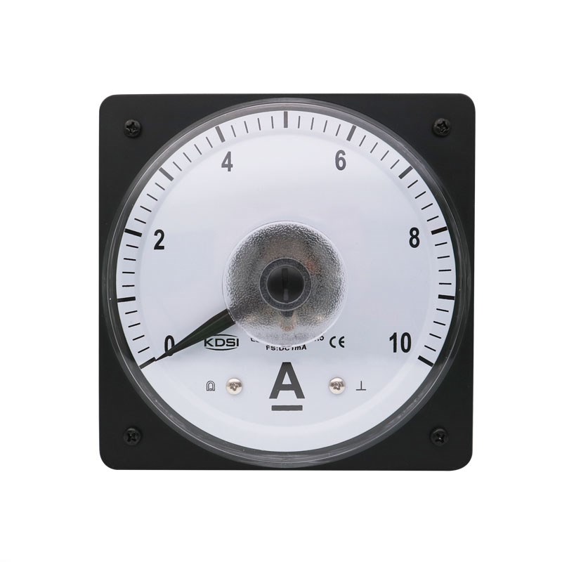 kdsi指针式毫安表LS-110 DC1mA 10A直流电流表 圆形开孔电表