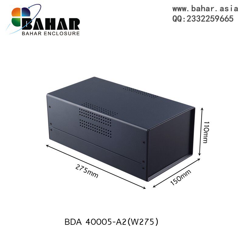 巴哈尔全新高档DIY外壳铁外壳机箱塑料面板铁壳体BDA40005-(W275)