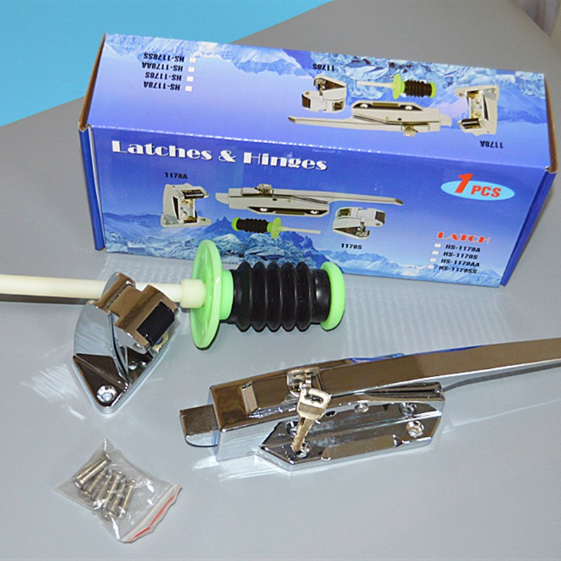 冷库门锁1178 冷冻库凸平门安全把手铰链 烘箱锁烤箱门锁制冷配件