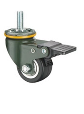 同SAMLO/上隆 JDF-40/50/75/100/125 脚轮 丝杆万向带塑料双刹型