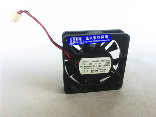 原装NMB散热风扇6CM 6015 12V 0.10A 2406KL-04W-B20