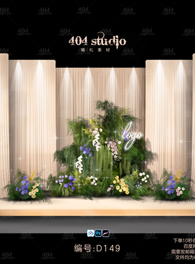 香槟色布幔素材小众分层文件布幔野生感绿色芦旬草雪花松花艺素材