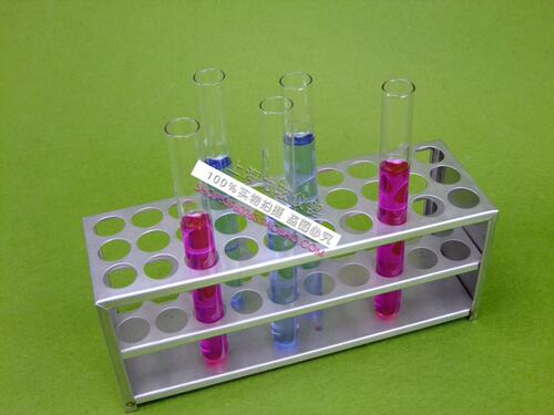 铝制试管架 试管架15.5MM*40孔 实验室耗材 实验用品 铝试管架