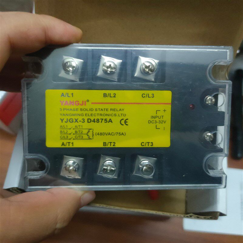 阳继YANGJI 交流三相固态继电器 YJGX-3 D4875A (75A/480V)