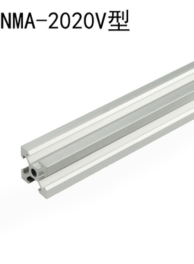 2020V型欧标型材 v字形 3D印导轨 V型槽铝合金欧标20铝材V槽形