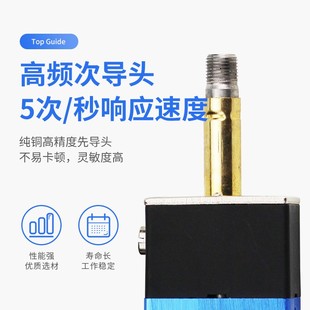 气动DC24V防爆阀 08B贴面式 电磁控制阀4M210 08AC220V电磁阀4V210