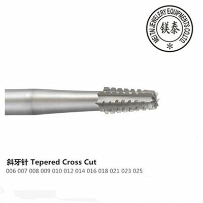 原装德国蓝盒斜身狼牙棒F38 吊机机针 钻孔 打磨 车削 机针 锣嘴