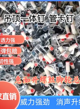 炮钉迷你炮钉枪一体射钉排卡专用钉吊顶神器混凝土打钉钢钉管卡钉