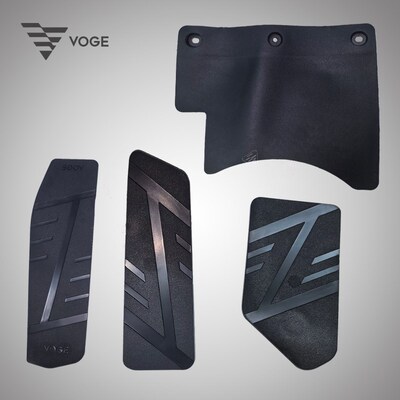 无极SR250GT 250T原装前后左右主副脚踏板后挡泥板垫子胶皮脚垫