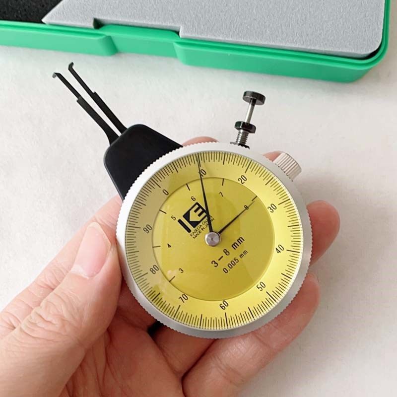 日本KASEDA内卡规小型卡表YS-1 3-8mm 0.005内孔测量内卡尺指针式