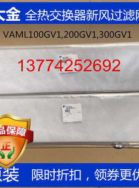全新原装大金全热交换器新风过滤网VAML100/200/ VAML300GV1滤芯
