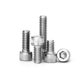 不锈钢英制1 4杯头内六角螺丝圆柱头全牙滚花杯头单反摄影配件