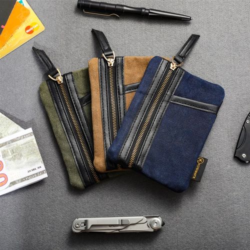 KOSIBATE户外战术帆布零钱卡包EDC工具小收纳包手机包