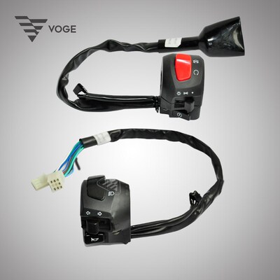 隆鑫VOGE无极LX300-6F 300R原装金卡纳左右闸把点火转向灯开关
