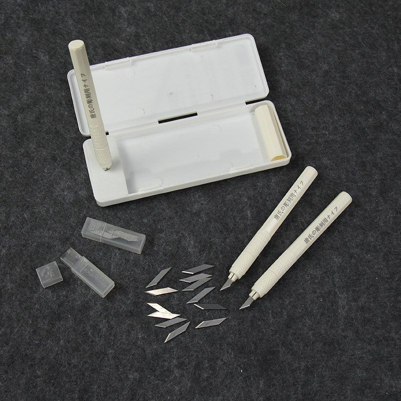 手工diy刀八角刀雕刻刀刻纸模型美工刀手账小笔刀橡皮章木雕工具
