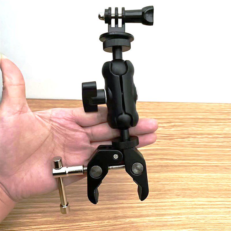 大货车扶手支架挖掘机手机夹360相机支架Gopro运动相机支架配件