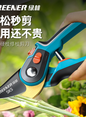 绿林园艺剪刀花艺修剪树枝剪鲜花专用剪刀园林花剪修花果树省力剪